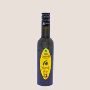 Huile d’Olive Aromatisée au Citron et au Thym, bouteille en verre 25cl