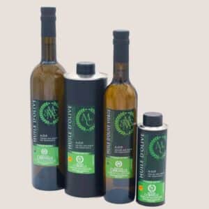 Huile d’Olive Fruité Vert Vierge Extra, AOP Vallée des Baux de Provence, Moulin Cornille
